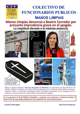 PRIMERA DENUNCIA DE MANOS LIMPIAS POR PERJUICIOS COMO