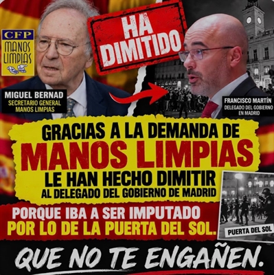 FRANCISCO MARTÍN DIMITE COMO DELEGADO DEL GOBIERNO EN MADRID