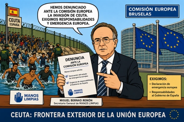 MANOS LIMPIAS FORMALIZA ANTE LA COMISIÓN EUROPEA SU DENUNCIA