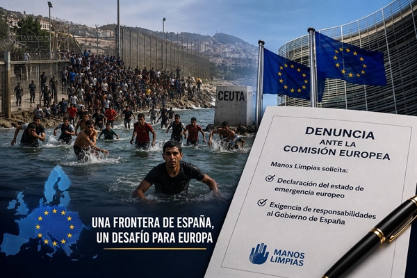 MANOS LIMPIAS DENUNCIA ANTE LA COMISIÓN EUROPEA LA SITUACIÓN