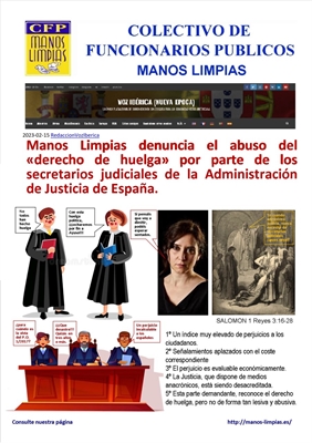 A LA EXCMA. SRA. MINISTRA DE JUSTICIA