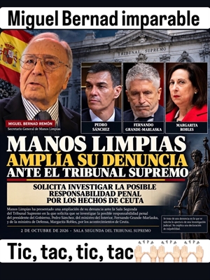 MANOS LIMPIAS PRESENTA UNA QUERELLA CONTRA SAÉNZ DE TEJADA P