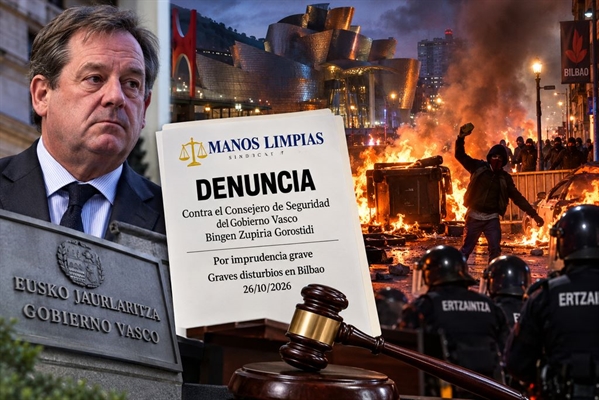 MANOS LIMPIAS DENUNCIA AL CONSEJERO DE SEGURIDAD DEL GOBIERN