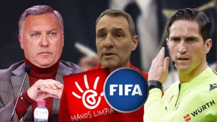 MANOS LIMPIAS DENUNCIA AL ÁRBITRO FIFA
