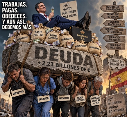 ESPAÑA HIPOTECADA: RECAUDAR COMO NUNCA, GASTAR COMO NUNCA Y
