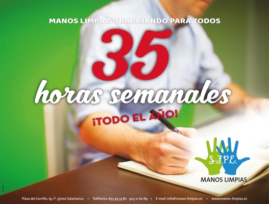 35 HORAS DE FORMA INMEDIATA